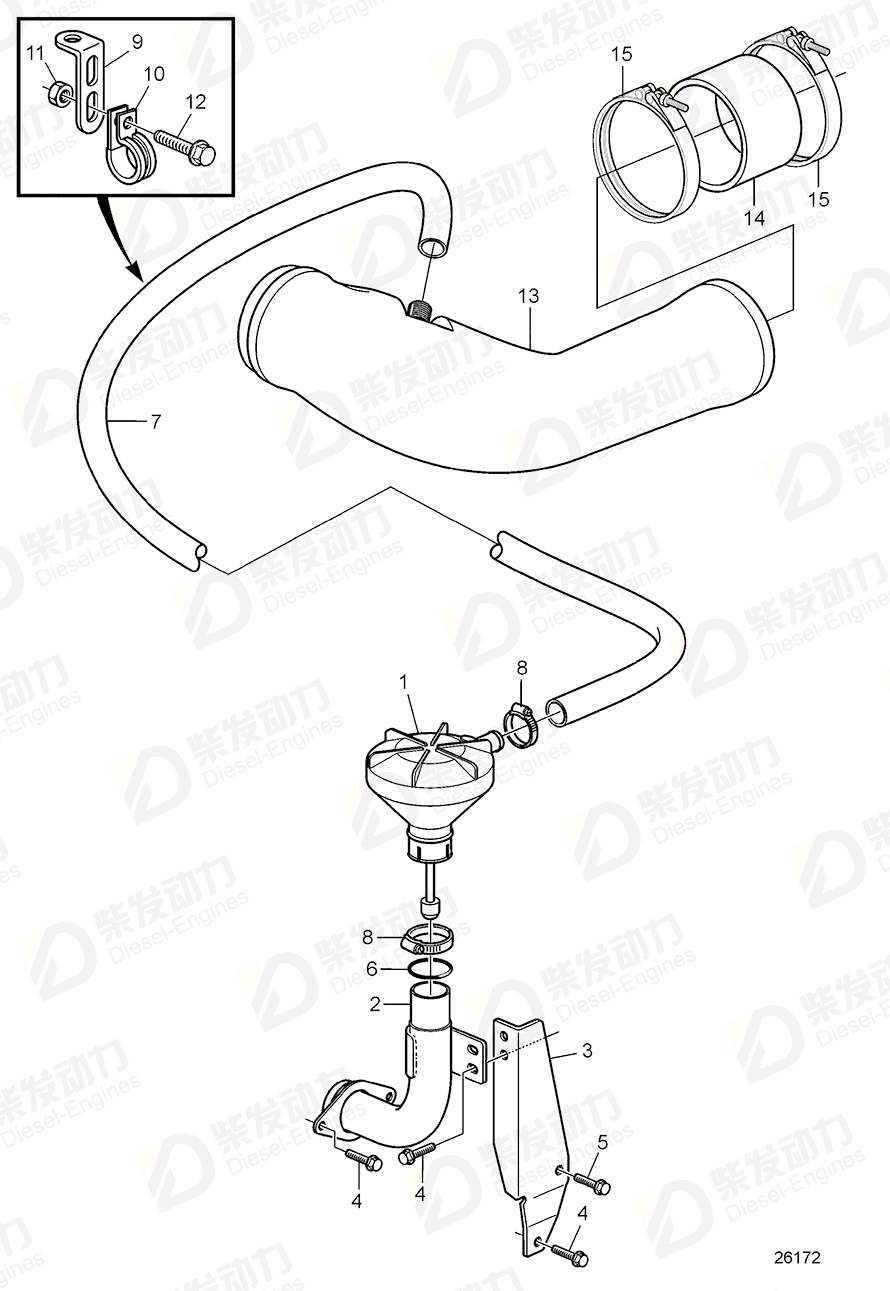 volvo penta Flange screw 984747 Drawing volvo penta Flange screw 984747 Drawing